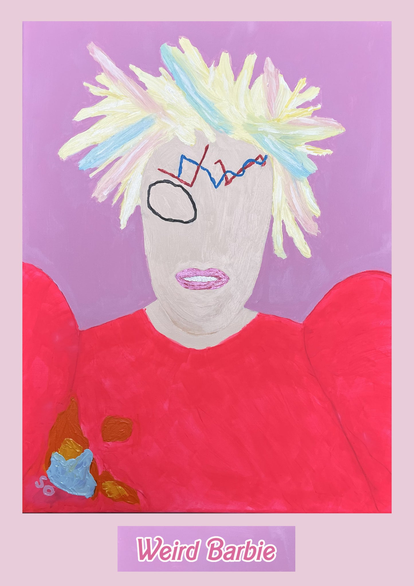 Weird Barbie A4 print